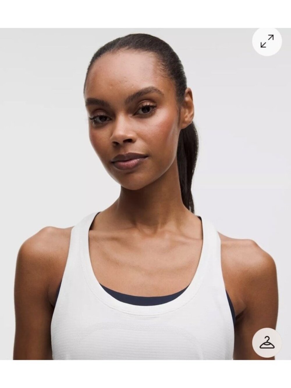 Lululemon Swiftly Tech Racerback Tank Top 2.0 Lightweight Women Size 8 White Gym - Picture 7 of 14
